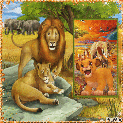 The Lion King. Simba - GIF เคลื่อนไหวฟรี