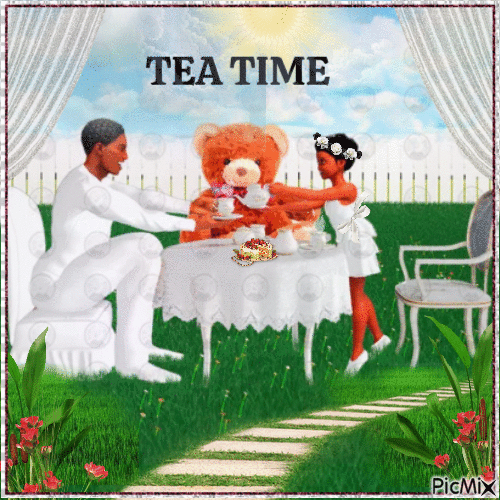 TEA TIME - GIF animado gratis