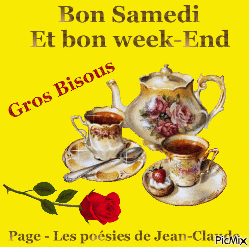 Bon week-end - Безплатен анимиран GIF