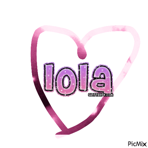 Cœur lola - Безплатен анимиран GIF