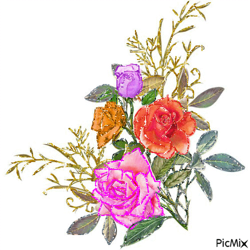 kvety - GIF animado grátis