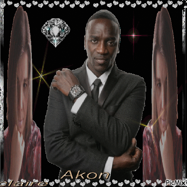 Akon - GIF animasi gratis