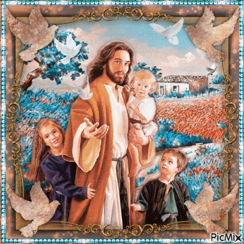 Jésus, Esprit de Bénédiction - Ingyenes animált GIF