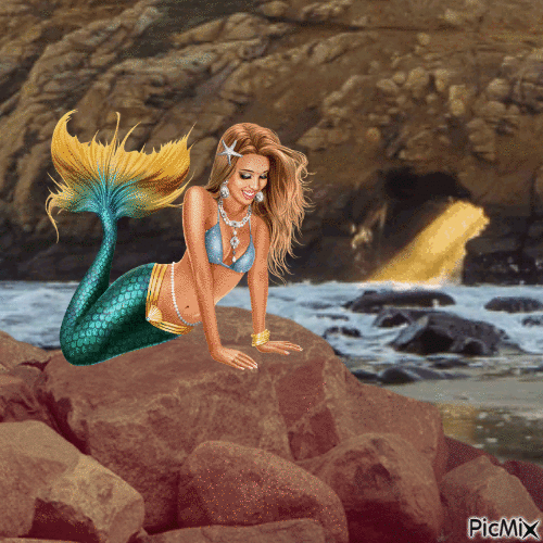 Mermaid - Gratis animeret GIF
