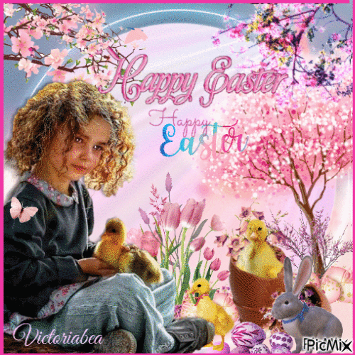 Happy Easter - GIF animate gratis