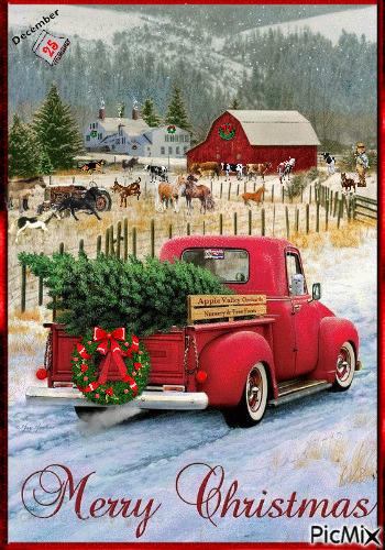 MERRY  CHRISTMAS...! - Безплатен анимиран GIF