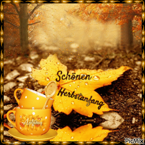 Schönen Herbstanfang - GIF เคลื่อนไหวฟรี