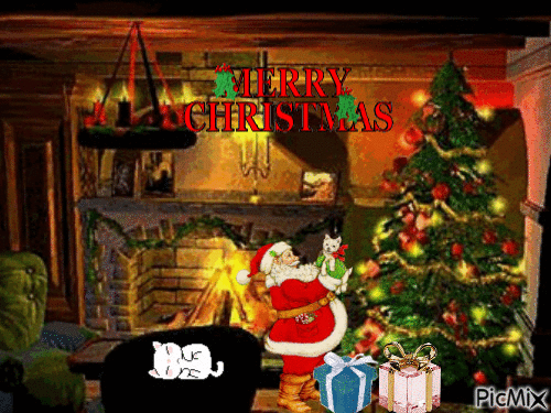merry christmas - Gratis animerad GIF