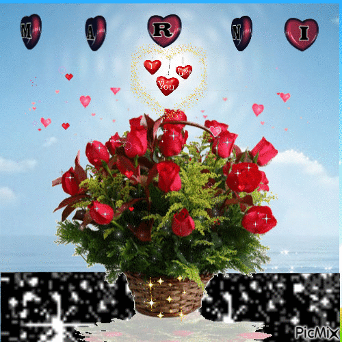 love flowers - Gratis geanimeerde GIF