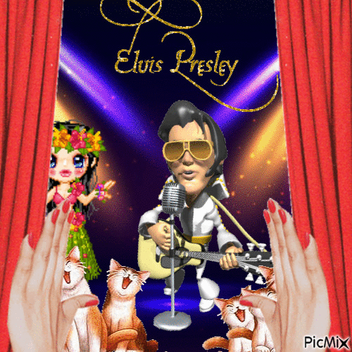 Elvis - Δωρεάν κινούμενο GIF