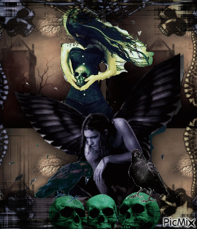dar angels gothic - Бесплатный анимированный гифка