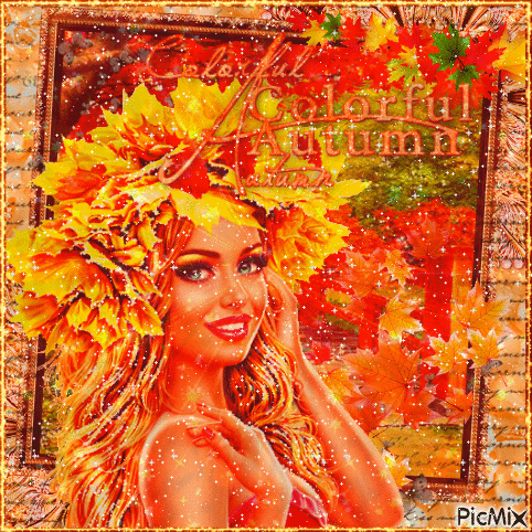 Colourful Autumn - Gratis animeret GIF