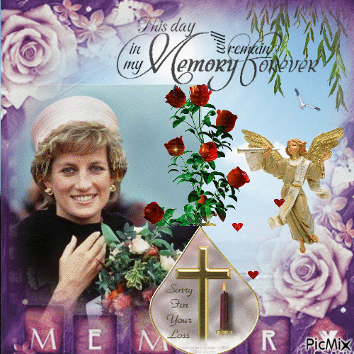 Diana Memorial Day - GIF animado gratis