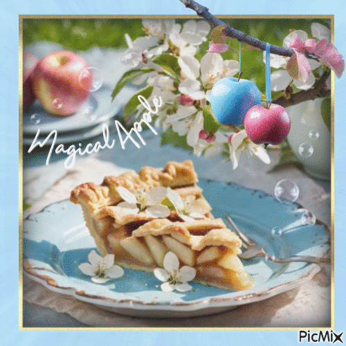 Spring Apple Pie - GIF animé gratuit
