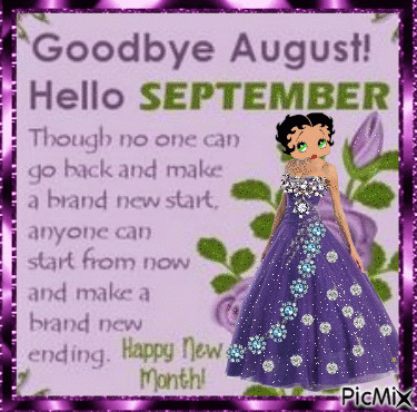 betty boop september - Free animated GIF