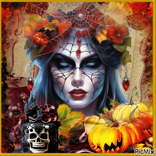 gothic halloween - GIF animasi gratis