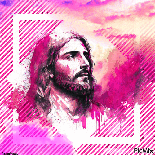 Jesus-Porträt - Free animated GIF