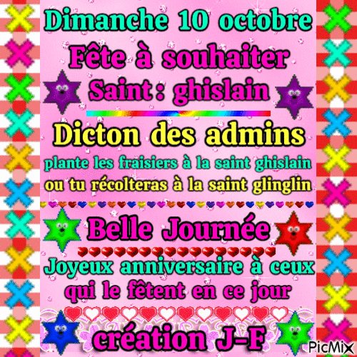 dimanche 10 octobre - Free animated GIF