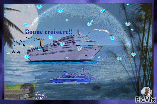 Une croisière ! - Free animated GIF