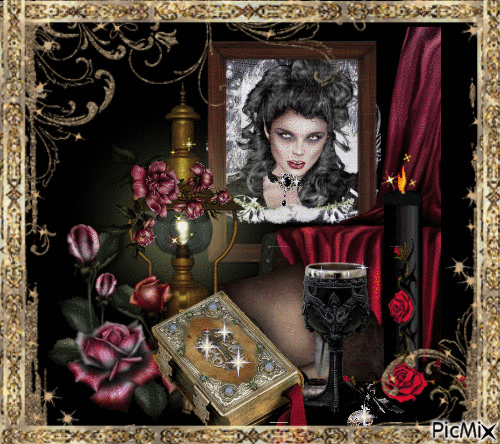 "Lady Gothic" - GIF animé gratuit