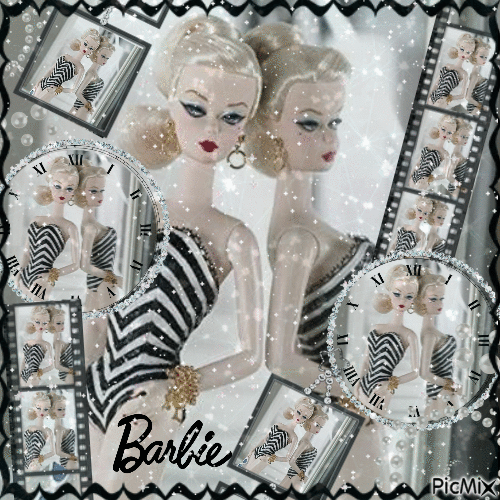 Barbie silkstone 1959 ❤️ elizamio - Ingyenes animált GIF