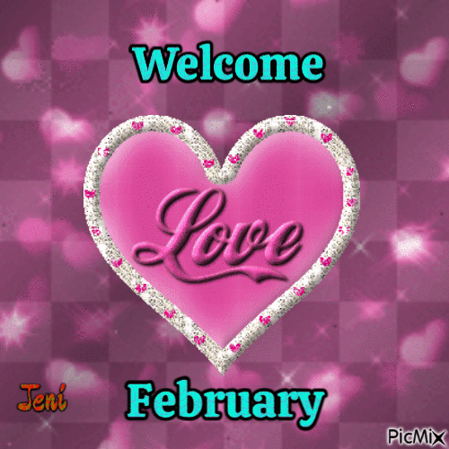 Welcome February - Δωρεάν κινούμενο GIF