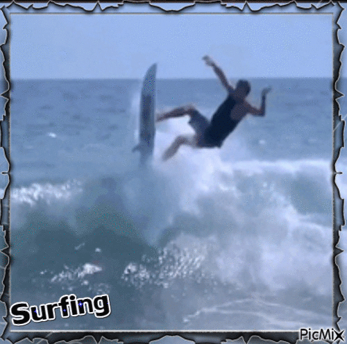 Surf - Zdarma animovaný GIF