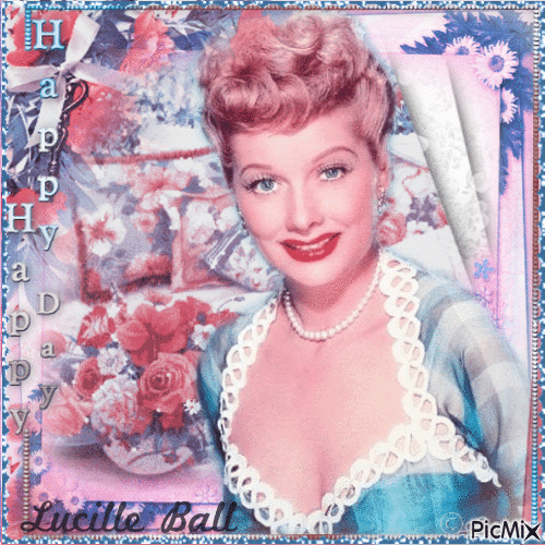 Portrait of Lucille Ball - Δωρεάν κινούμενο GIF