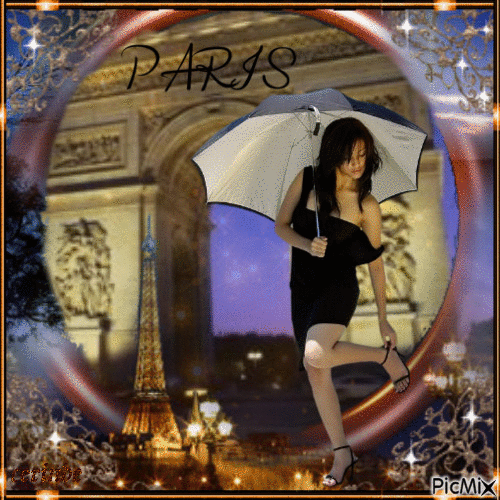 Paris glamour - Ilmainen animoitu GIF