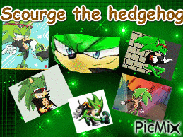 Scourge the hedgehog - Darmowy animowany GIF