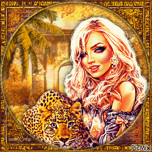 Leopard - Ingyenes animált GIF