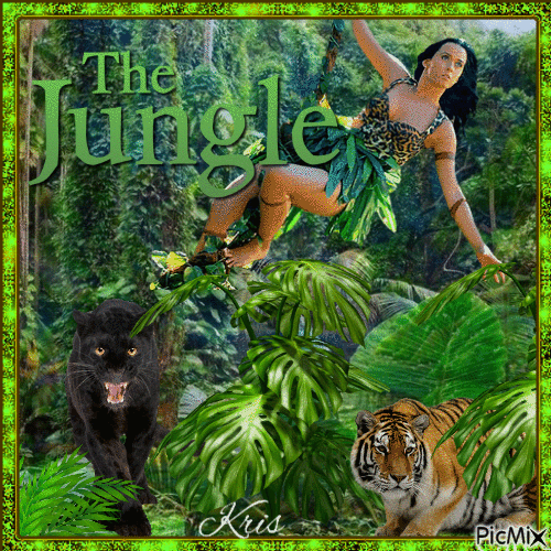 La jungle - Gratis animeret GIF