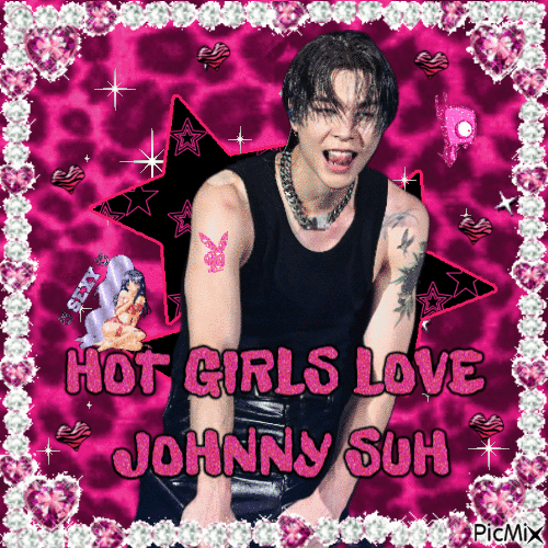 HOT GIRLS LOVE JOHNNY - GIF animasi gratis