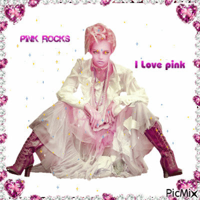 Pink Rocks - Gratis geanimeerde GIF