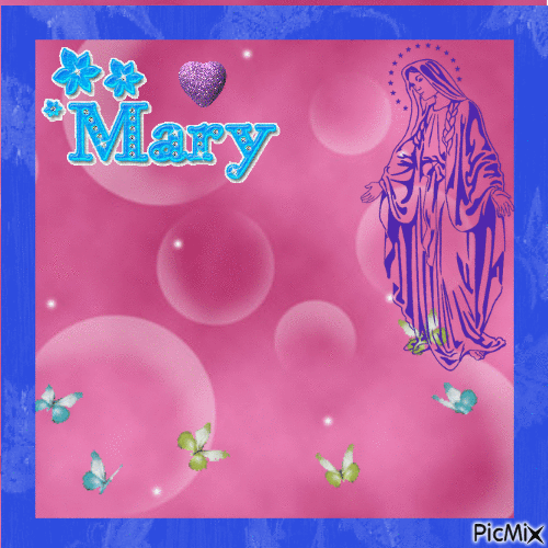 mother mary - Zdarma animovaný GIF