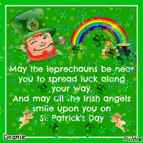 St. Patrick's Day Poem - Free animated GIF