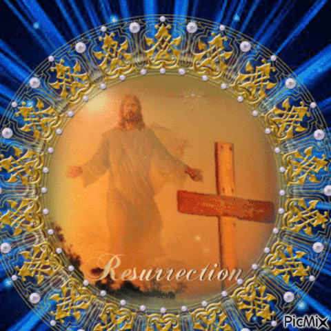 Pâques avec le Christ - GIF animado grátis