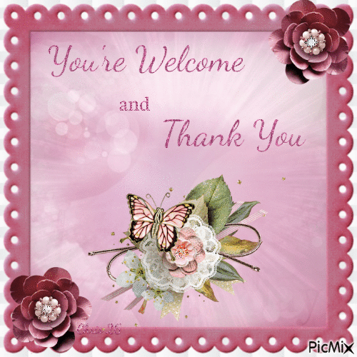 Your're Welcome ... Thank You - Free animated GIF - PicMix