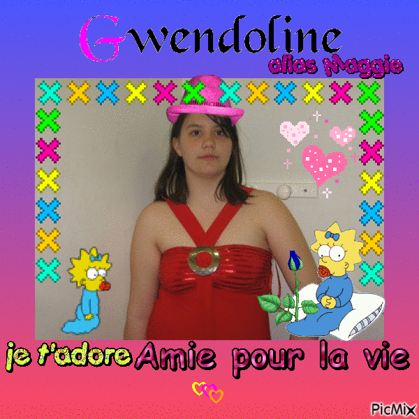 Gwendoline - Бесплатный анимированный гифка
