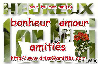 driss/amitiés - Бесплатный анимированный гифка