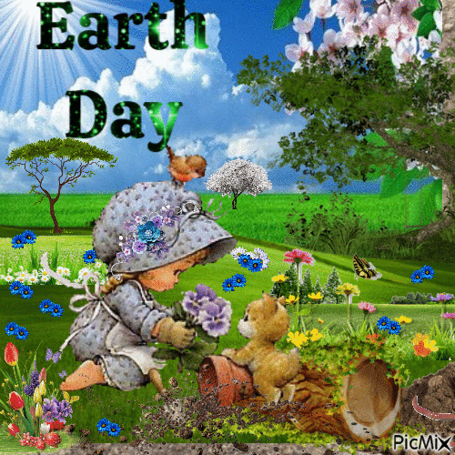 Earth Day 2024 - Безплатен анимиран GIF