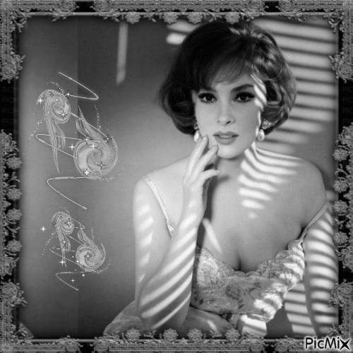 Gina Lollobrigida "1960" - GIF animé gratuit