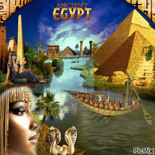 EGYPT NILE RIVER - GIF animado gratis