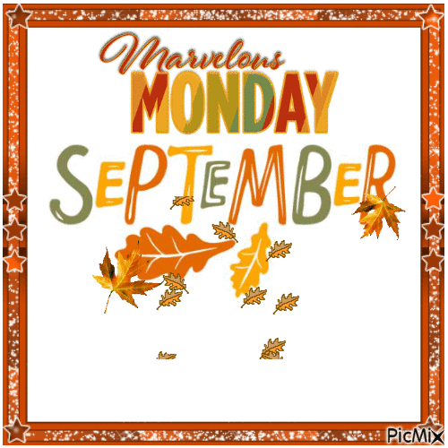 September Monday - Animovaný GIF zadarmo