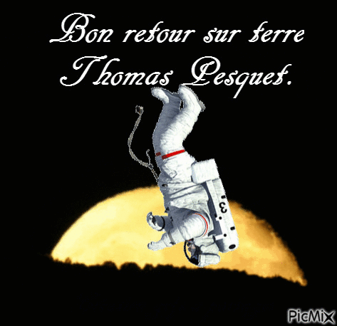 Thomas Pesquet - Nemokamas animacinis gif
