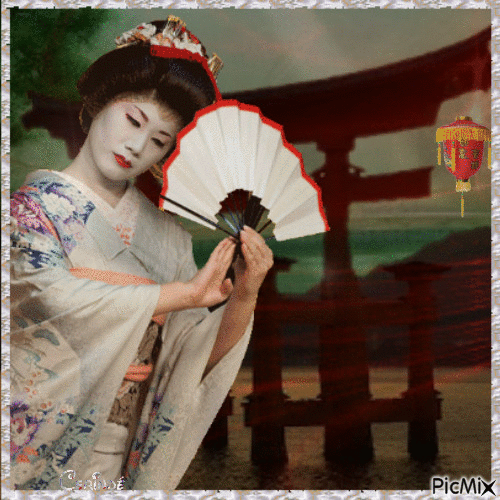 La Geisha - Gratis animeret GIF