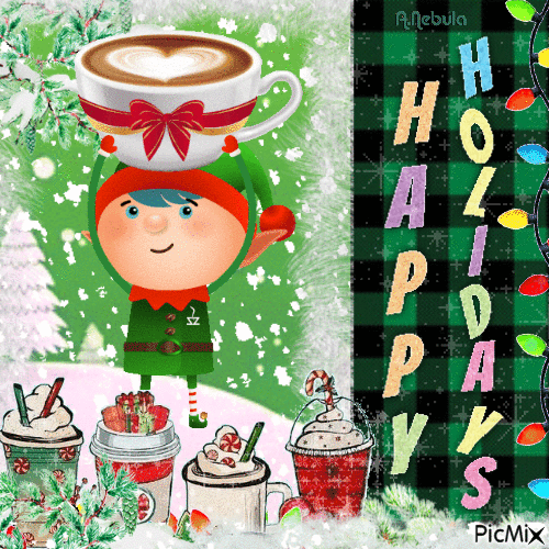 Happy Holidays - Ingyenes animált GIF