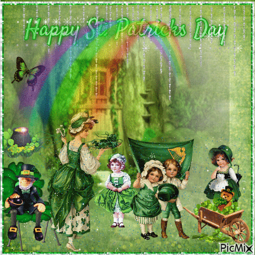 St. Patricks Day wishes - Nemokamas animacinis gif