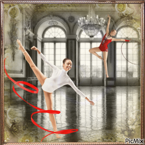 Concours : Gymnastique rythmique - Бесплатный анимированный гифка