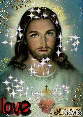 Jésus Roi d'Amour - Gratis geanimeerde GIF